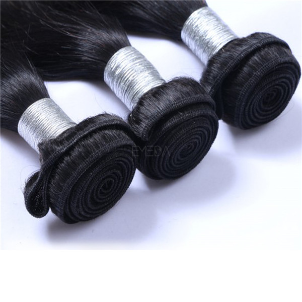 EMEDA Wholesale Malaysian straight virgin hair bundles extensions QM023